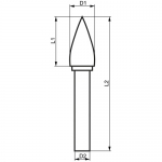 Roto Glodalo Fervi 10x20/65mm Tip K Prihvat 6mm